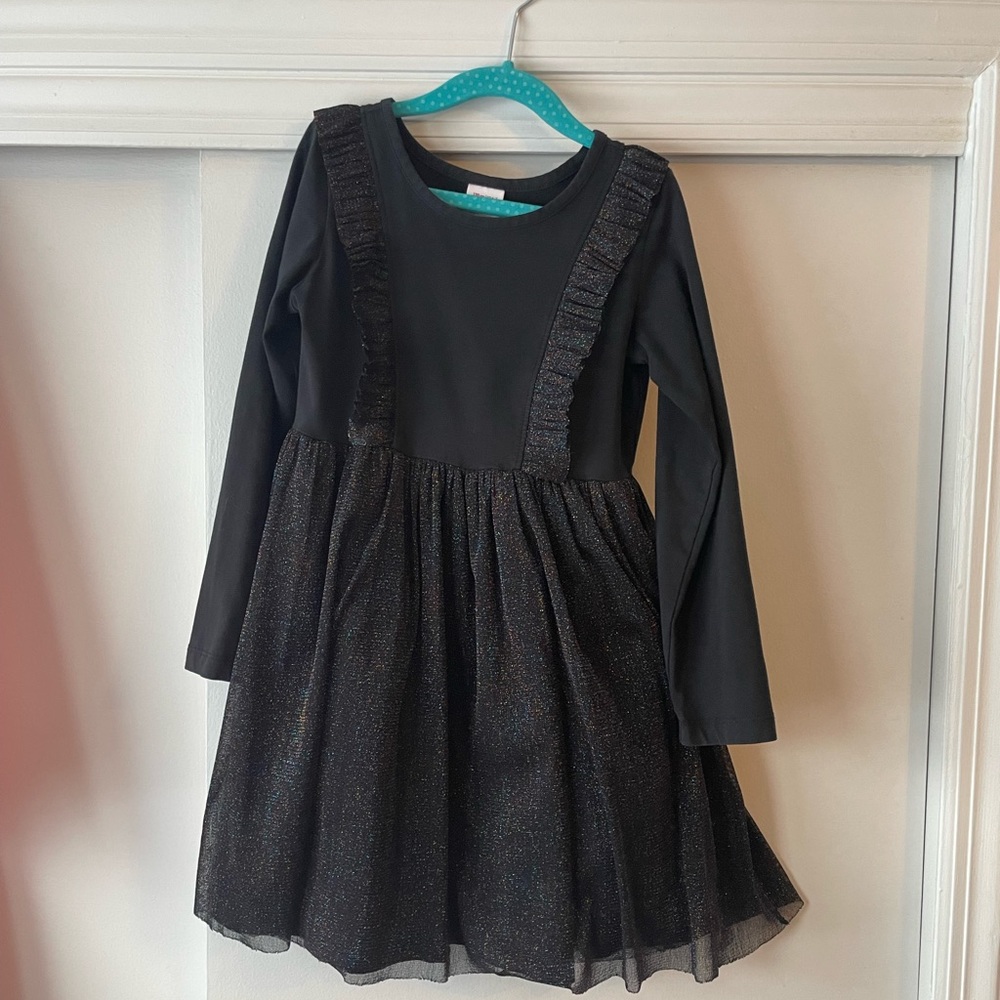Hanna Anderson Black Shimmer Dress!